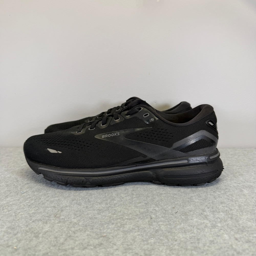 Brooks Ghost 15 Mens Shoe Size 9 Extra Wide 4E Black Running Sneaker 1103934E020